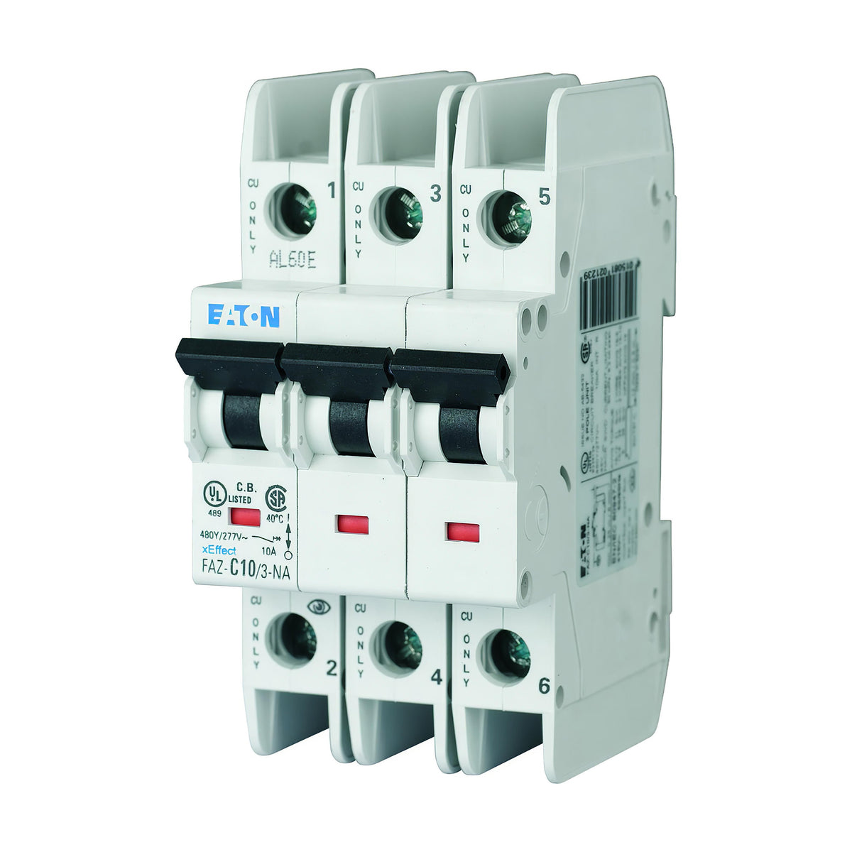 Eaton Electrical FAZ-B50/3-NA FAZ-NA Riel DIN Termomagnético 50A