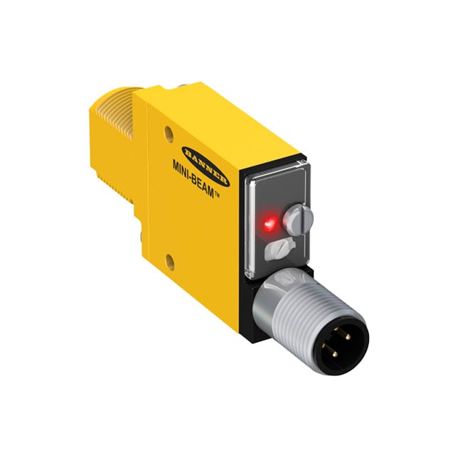 Banner Engineering Corporation SM312DQD MINI-BEAM® Difuso 14.961" (380mm) 1ms IP67, IEC, NEMA 1, 2, 3, 3S, 4, 4X, 6, 12