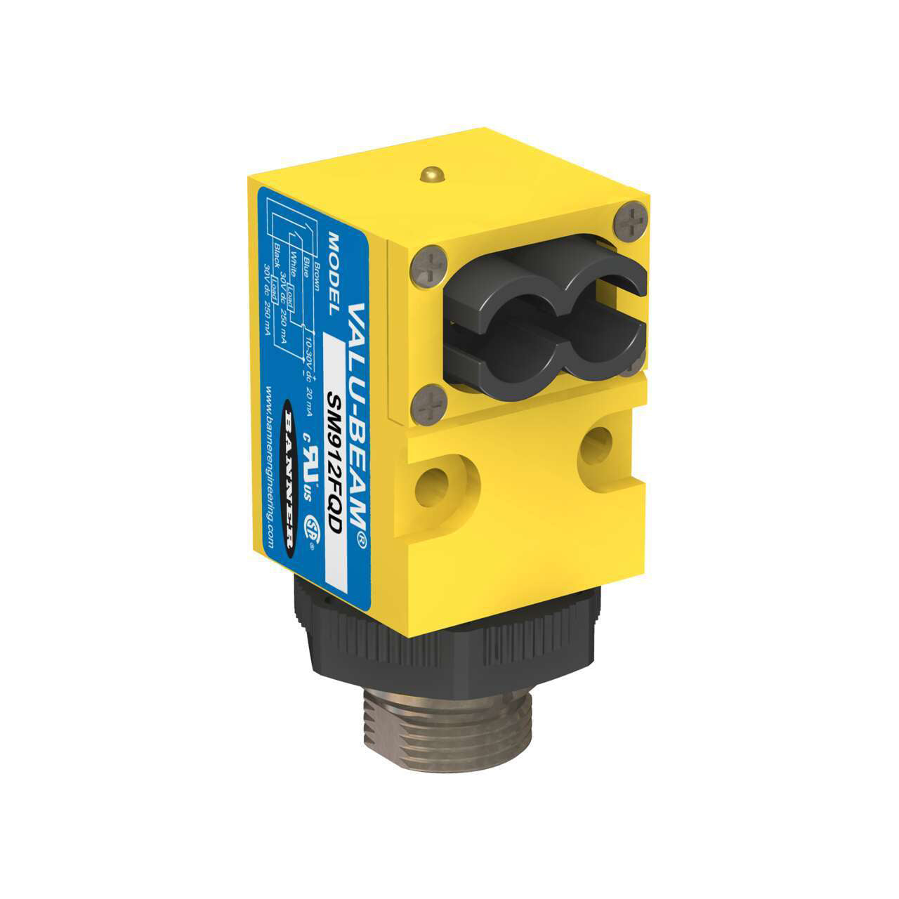 Banner Engineering Corporation SM912FQD VALU-BEAM Fibra óptica - 4ms IP66, IEC, NEMA 1, 2, 3, 3S, 4, 4X, 12, 13