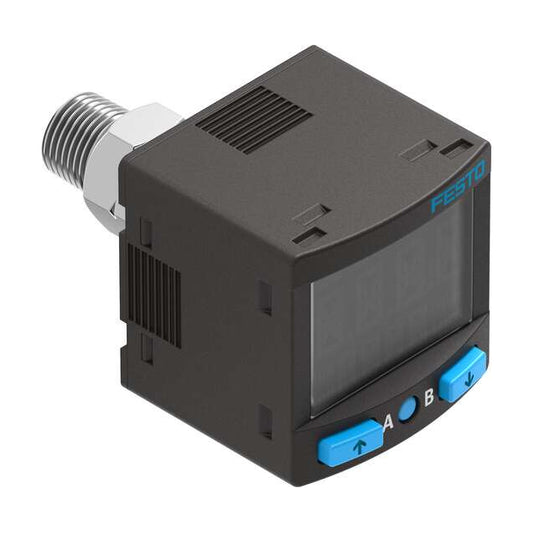 Festo Corporation SPAN-B2R-R18M-PN-PN-L1 - Vacío -14.5PSI ~ 14.5PSI (-100kPa ~ 100kPa)