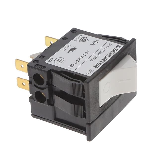 SCHURTER Inc. 3-129-058 TA45 Montaje en panel, a presión Térmico 10A
