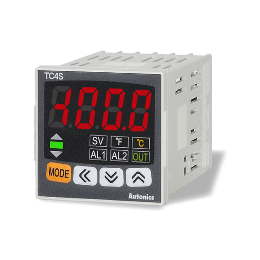 Autonics TC4S-24R TC Temperature Controller (RTD, Type J, K, L) -50°C ~ 1200°C, -58°F ~ 2192°F