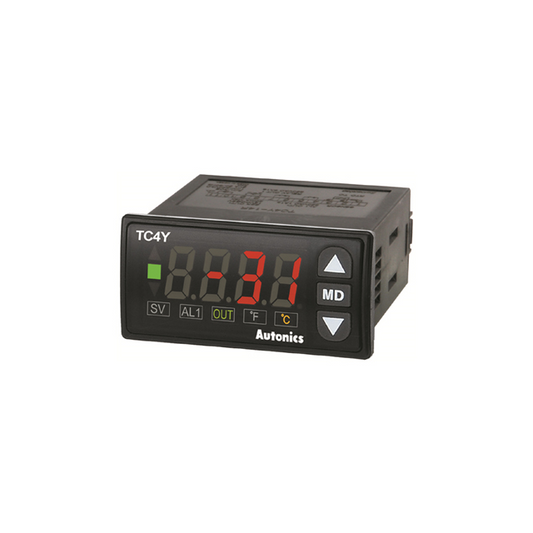 Autonics TC4Y-N4R TC Temperature Controller (RTD, Type J, K, L) -50°C ~ 1200°C, -58°F ~ 2192°F