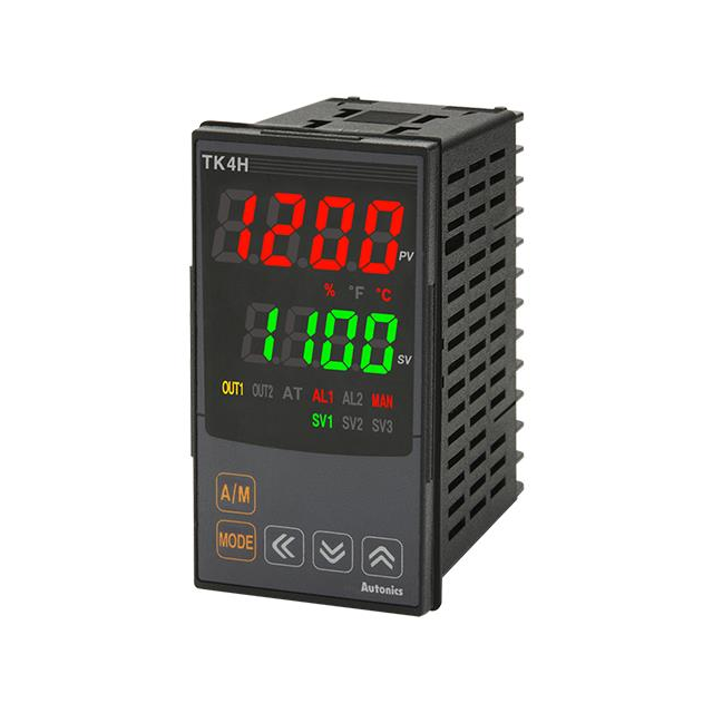 Autonics TK4H-14SN TK Process, Temperature Controller (Type B, C, E, G, J, K, L, N, PLII, R, S, T, U) -1999°C ~ 9999°C, 0 ~ 20mA, 0 ~ 10VDC, 0 ~ 50mV