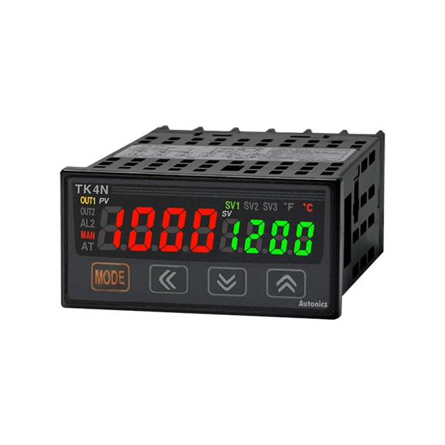 Autonics TK4N-14SN TK Process, Temperature Controller (Type B, C, E, G, J, K, L, N, PLII, R, S, T, U) -1999°C ~ 9999°C, 0 ~ 20mA, 0 ~ 10VDC, 0 ~ 50mV