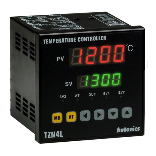 Autonics TZN4L-24C TZN Temperature Controller (RTD, Type E, J, K, N, R, S, T, W) -200°C ~ 1700°C, -328°F ~3092°F