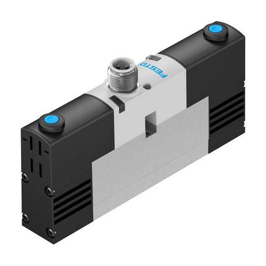 Festo Corporation VSVA-B-B52-H-A2-1R5L - Válvula de solenoides - 44 ~ 116 PSI (3 ~ 8 bar) -