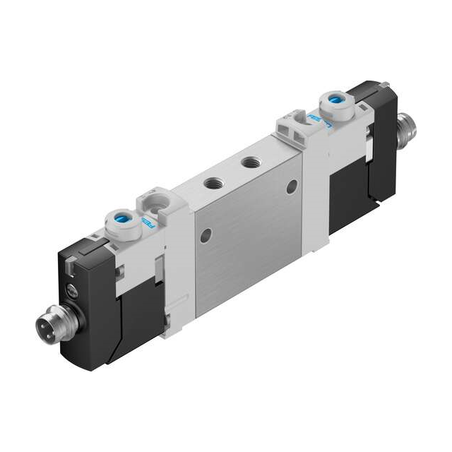 Festo Corporation VUVG-LK10-B52-T-M5-1R8L-S - Válvula de solenoides Roscado M5 - -