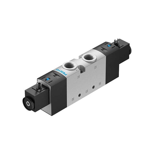 Festo Corporation VUVS-L20-M32C-AD-N18-F7-1C1 - Válvula de solenoides - -1 ~ 145 PSI (-0.1 ~ 10 bar) -