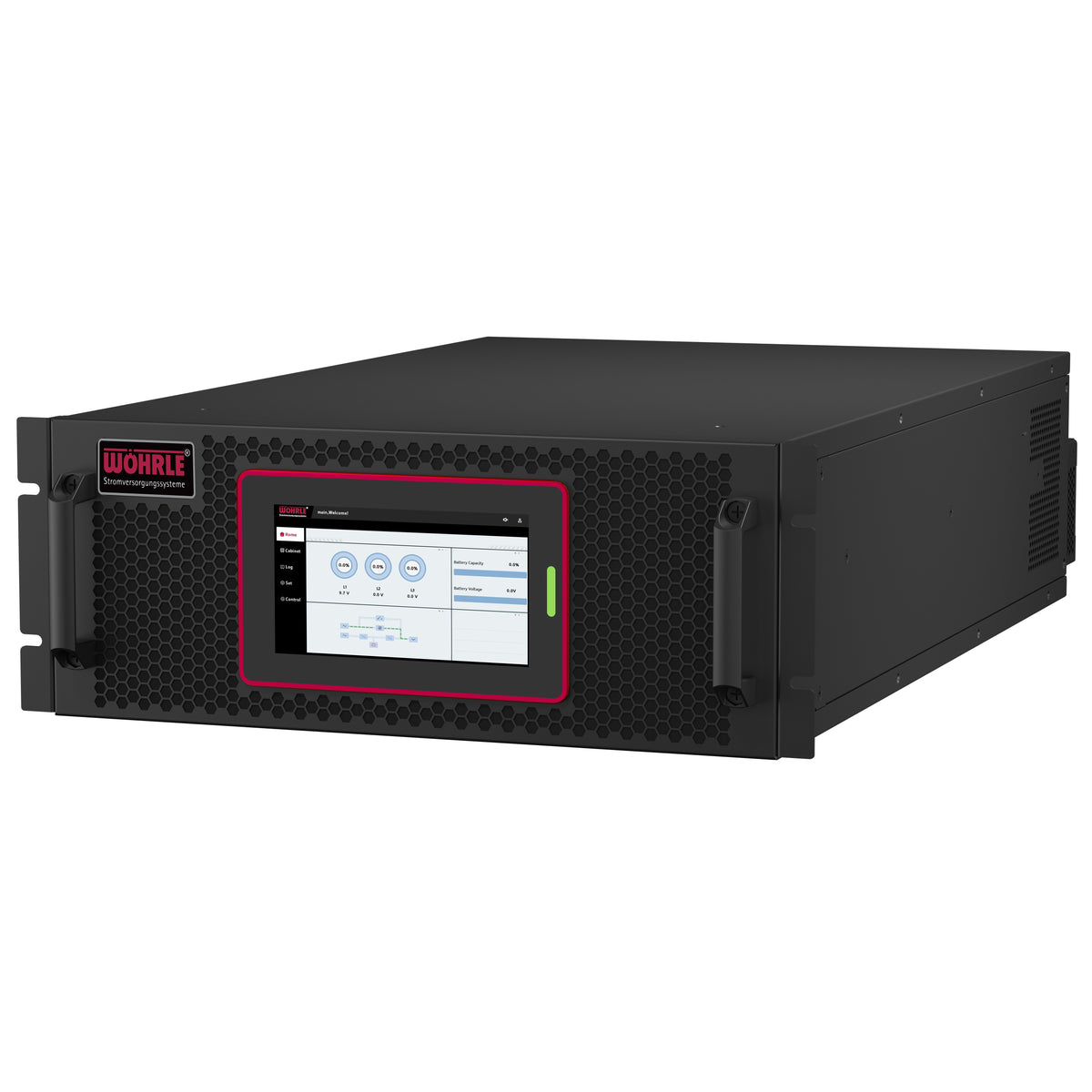 Wöhrle VeltroX-RT40 - En línea (Conversión doble) Uso general, control industrial, red, monofásico Montaje en rack, torre
