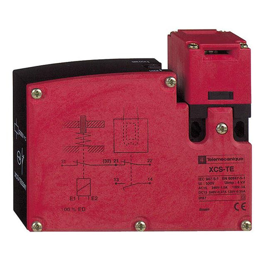 Telemecanique Sensors XCSTE7312 XCSTE Bloqueo de solenoide DPST-NC (Normalmente cerrado)