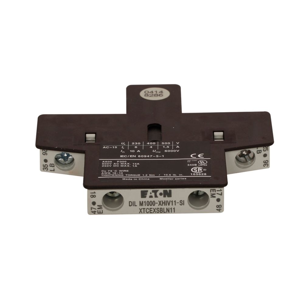 Eaton Electrical XTCEXSCC11 - Bloque de contacto auxiliar Serie XTCE