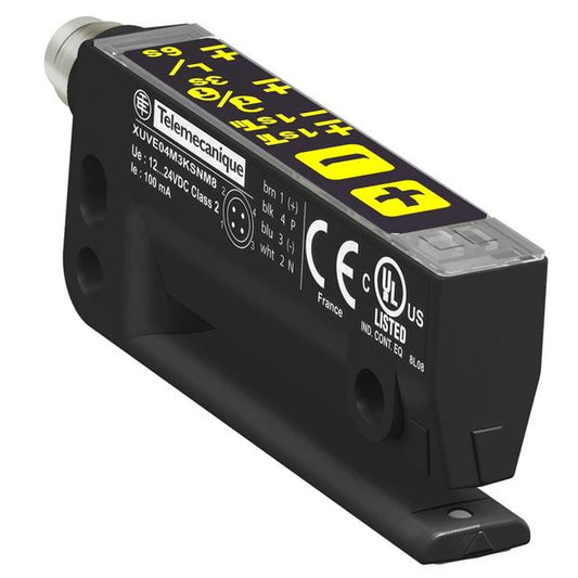 Telemecanique Sensors XUVE04M3KSNM8 - Haz pasante 0.118" (3mm) 100µs IP65