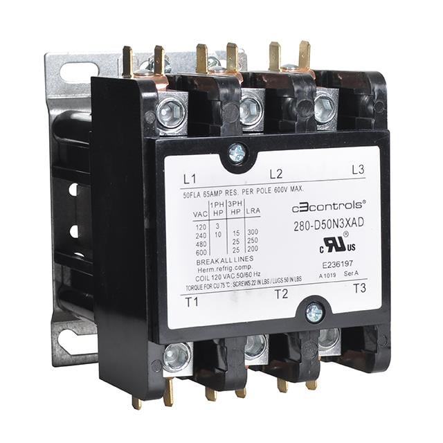 c3controls 280-D20N3XAD 280 Montaje de chasis 120VCA