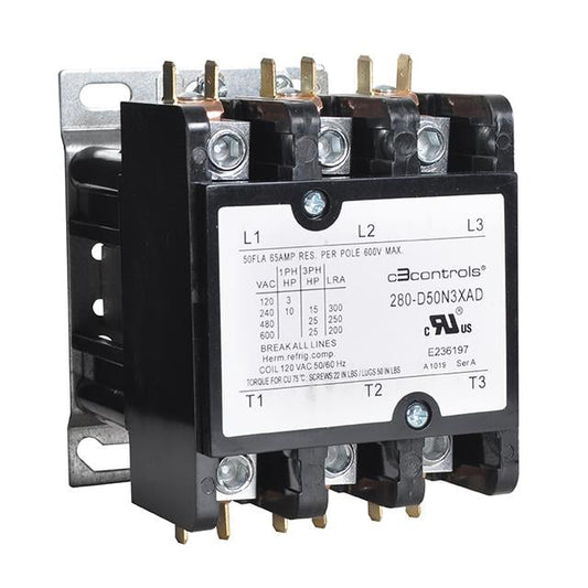 c3controls 280-D30N3XAD 280 Montaje de chasis 120VCA