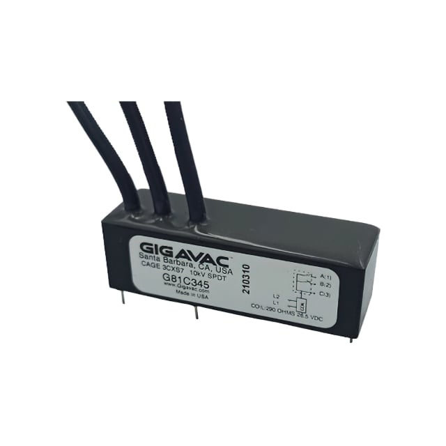 Sensata - Gigavac Industrial G81C345 G81C Orificio pasante 26.5VCC