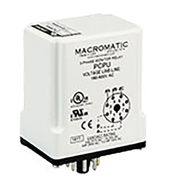 Macromatic Industrial Controls PCPU PCP Secuencia de fase 190 ~ 500VCA - -28°C ~ 65°C