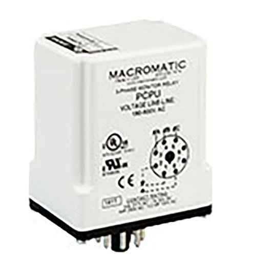 Macromatic Industrial Controls PCPU PCP Secuencia de fase 190 ~ 500VCA - -28°C ~ 65°C