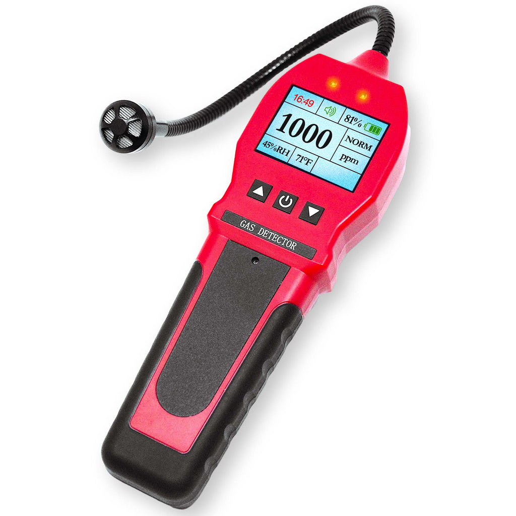 FORENSICS DETECTORS #FD-90E-RED Detector de Fugas de Gas | Combustibles | Rojo