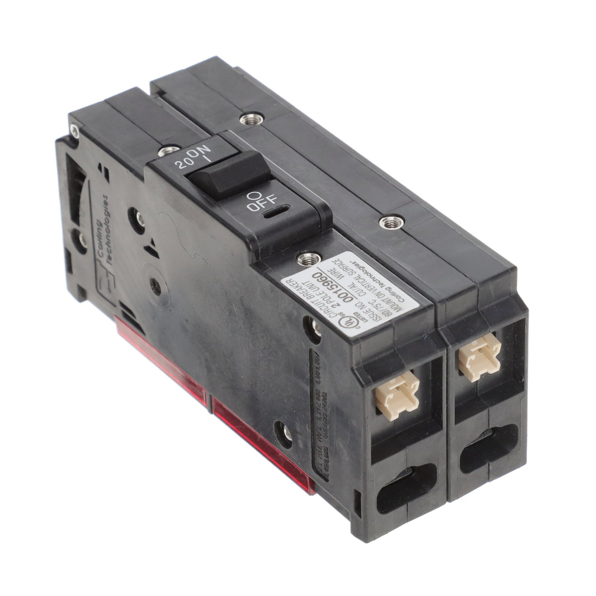 Carling Technologies N32-B2-44-620-122-C3 N Montaje en panel Magnético, (retardo hidráulico) 20A