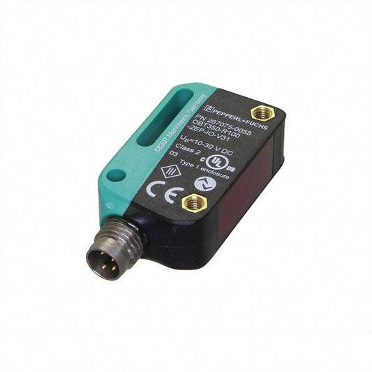 Pepperl+Fuchs, Inc. OBT350-R100-2EP-IO-V31 - Difuso 0.197" ~ 13.780" (5mm ~ 350mm) 1ms IP69K