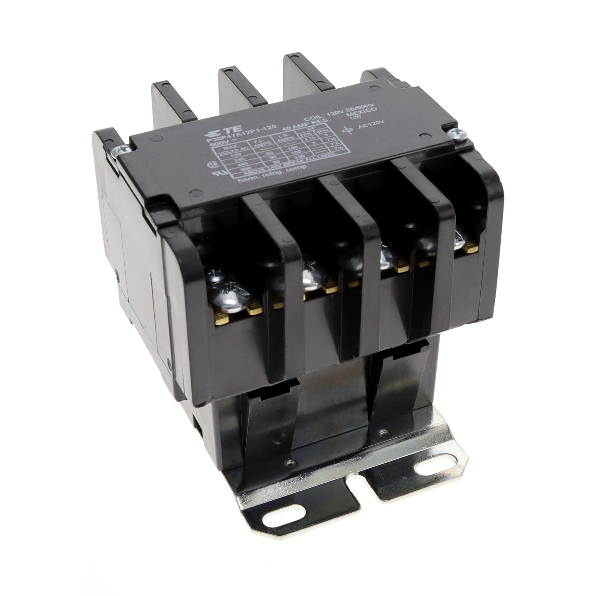 TE Connectivity Potter & Brumfield Relays P30P47A12P1-120 P30 Montaje de chasis 120VCA