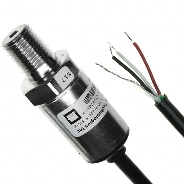 Amphenol SSI Technologies P51-200-G-A-I36-4.5OVP-000000 MediaSensor™ Automatización industrial Manómetro ventilado Voltaje analógico Macho - 1/4" (6.35mm) NPT