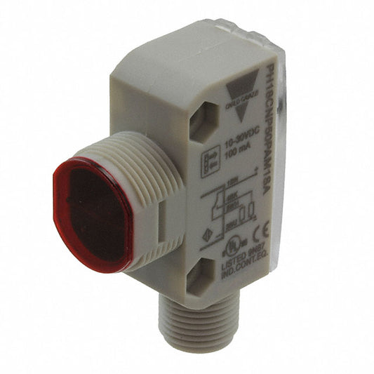 Carlo Gavazzi Inc. PH18CNP50PAM1SA PH Retroreflectivo 196.850" (5m) 1ms IP67, IP69K