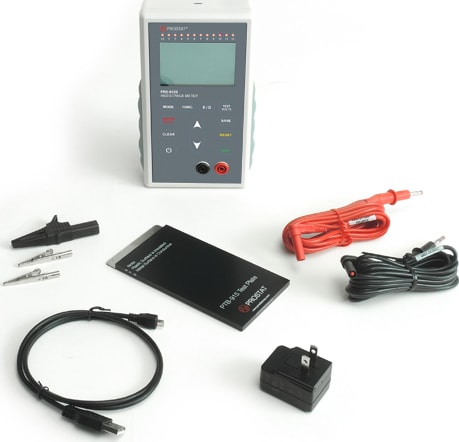 Prostat PRS-812B - Medidor de resistencia portátil, medición precisa de resistencia  UPC: 094308400259
