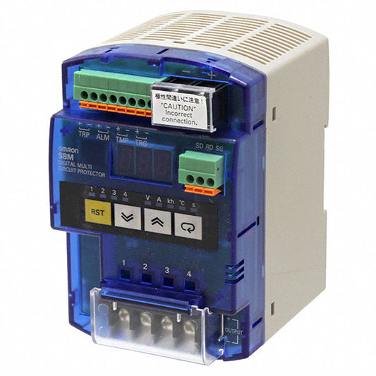 Omron Automation and Safety S8M-CP04-RS S8M Sobrecorriente, sobretemperatura, sobrevoltaje, subvoltaje 24VCC - -10°C ~ 60°C