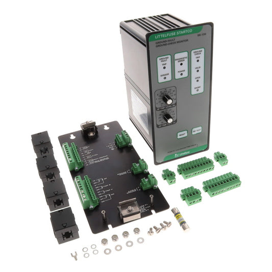 Littelfuse Inc. SE-135-00 SE-135 Falla a tierra 65 ~ 265VCA, 85 ~ 275VCC 0.1 ~ 2.5 s -40°C ~ 60°C