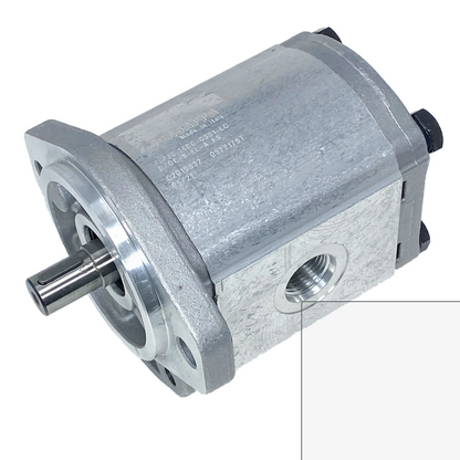 PLP20.25D0-31S1-LOD/OC-N-EL : Casappa Polaris Gear Pump, 26.42cc, 2465psi Rated, 3045RPM, CW, 5/8" Bore x 5/32" Key Shaft, SAE A 2-Bolt Flange, 0.75 (3/4") #12 SAE Inlet, 0.625 (5/8") #10 SAE Outlet, Aluminum Body & Flange