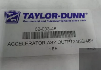TAYLOR DUNN ACCELERATOR MODULE 62-033-48 GENUINO OEM