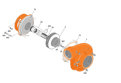 Bomba Berkeley M07685, GENUINO repuesto para bombas centrífugas de riego e industriales, impulsor B3TPMS CW 7/8U 6-1/8C