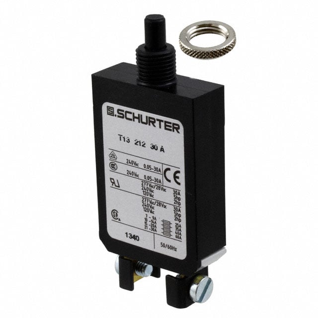 SCHURTER Inc. 4411.0067 T13 Montaje en panel Térmico 30A