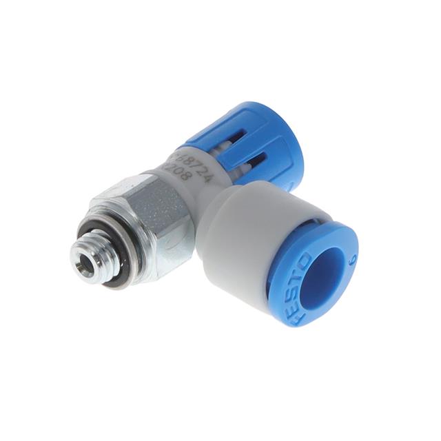 Festo Corporation VFOE-LE-T-M5-Q6 VFOE Flow Restrictor, Adjustable One-Way