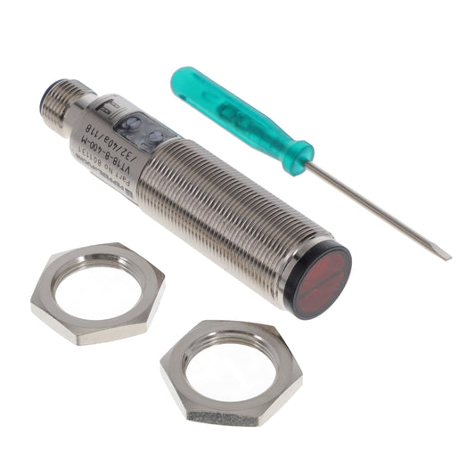 Pepperl+Fuchs, Inc. VT18-8-400-M/32/40A/118 - Difuso 0.000" ~ 15.748" (0mm ~ 400mm) 1ms IP67