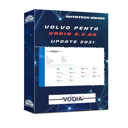 Volvo Vodia 5.2.50 (Volvo Penta Diagnostic Software) - Licencia 5 años para 1 PC