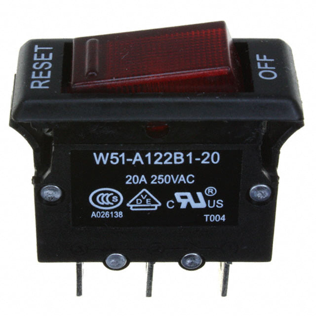 TE Connectivity Potter & Brumfield Relays W51-A122B1-20 W51 Montaje en panel Térmico 20A