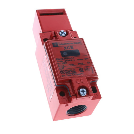 Telemecanique Sensors XCSA713 XCSA Sin bloqueo 3PST-2NC (Normalmente cerrado)/1NO (Normalmente abierto)