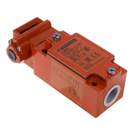 Telemecanique Sensors XCSB702 XCSB Bloqueo de llave 3PST-2NC (Normalmente cerrado)/1NO (Normalmente abierto)