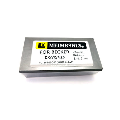 Paleta de carbono de 63-1.614-0.169 in 90139900007 WN124-247 para bomba Becker DX4.25 X4.25 VX4.25