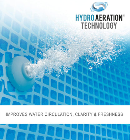 INTEX QS1200 Sistema de cloro de agua salada, para piscinas sobre el suelo, mantiene la claridad del agua, voltaje de 110 a 120, piscina de 15,000 galones