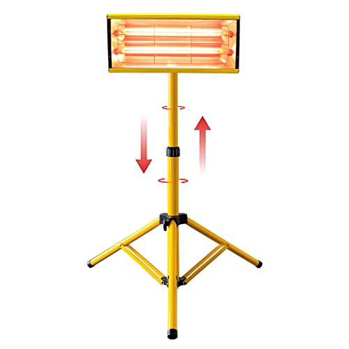 Lámpara de curado de pintura infrarroja de 2000 W de onda corta infrarroja lámpara de calefacción IR para reparación de carrocería de coche, sistemas de curado de pintura, secador de