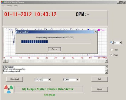 GQ GMC-320-Plus Digital Geiger Counter Nuclear Radiation Detector Beta Gama X-ray tester