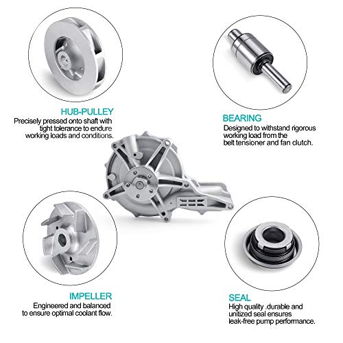 Bomba de agua 85124623 85109694 22197705 20538845 para Volvo VN VNL VHD D9 D11 D13 D16 B9L FH ENG VE16 FH ENG VE13 y MACK MP8 A25F/G 70G A3 Motor TKB 70.030 de 0F/G A30G A45G A60H EC750D EC950E