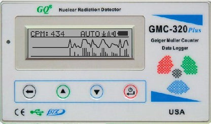 GQ GMC-320-Plus Digital Geiger Counter Nuclear Radiation Detector Beta Gama X-ray tester
