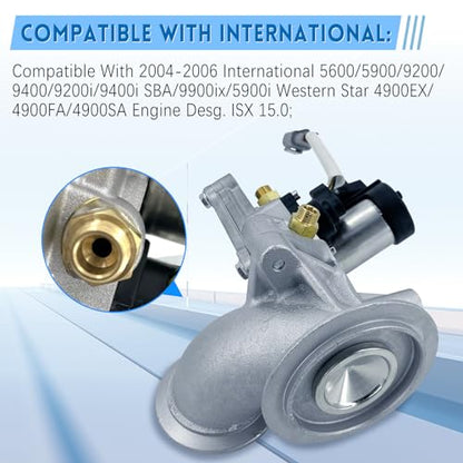 3104874 3682805 4955422RX Válvula de servicio pesado para ISX 2004-2007 Cummins 12.7L 14.0L 14.9L Compatible con 2003-2007 Peterbilt 379