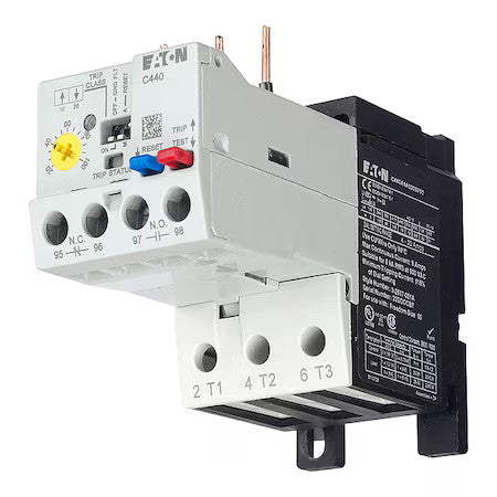 Eaton C440a1a005sf00 Overload Relay, 2Nc/2No, 1 A Min Current, 5 A Max Current,