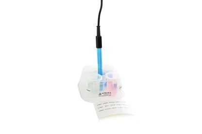 Apera Instruments, LLC-AI1104 Kit de solución tampón de calibración de pH de 16 onzas (pH 4.00, 7.00 y 10.01), más solución de almacenamiento 3M KCL y CalBox